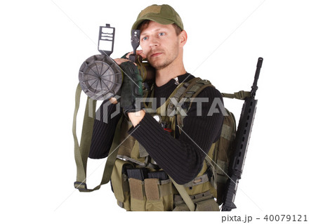 mercenary with RPG mercenary with RPG 40079121