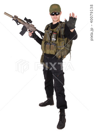 mercenary with m4 rifle mercenary with m4 rifle 40079138