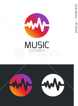 Music logo design concept. Business creative icon Music logo design concept. Business creative icon 40081645