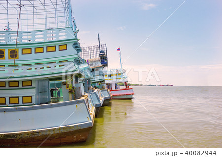 fishing boats in the port 40082944
