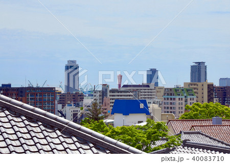 北野神戸異人館街見える街の様子(兵庫県) 北野神戸異人館街見える街の様子(兵庫県) 40083710