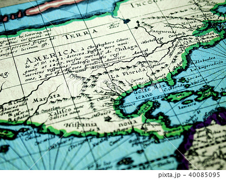 世界地図 古地図 地図 マップ アメリカ Map 1589年 製図 エンボス