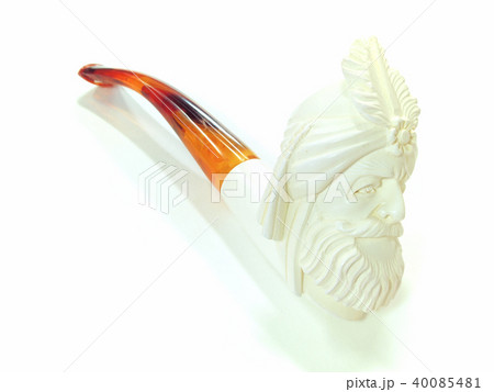 メシャムパイプ　海泡石製　トルコ伝統工芸品　スルタンの顔 40085481
