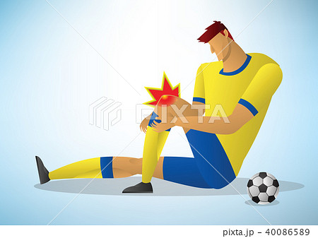football player injured on the knee 40086589