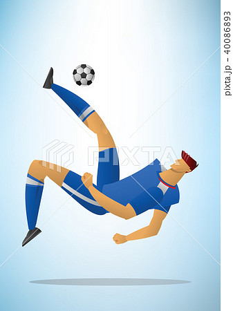 Illustration of football player 32 40086893