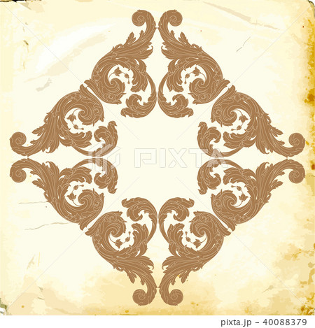 Vector baroque of vintage elements for design.  40088379