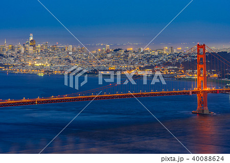 Golden Gate bridge Sunset Golden Gate bridge Sunset 40088624