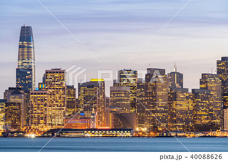 San Francisco downtown skyline 40088626