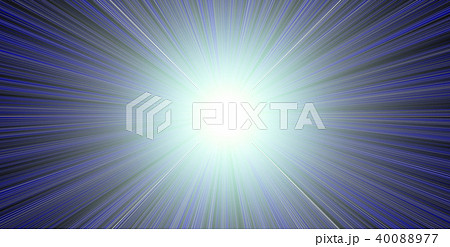 集中線 未来ビジネス予測 明るい光 青のイラスト素材 40088977 Pixta