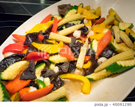 野菜炒め 焼野菜 野菜焼き 40091290