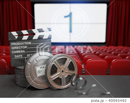 Cinema, movie or home video concept background 40093492