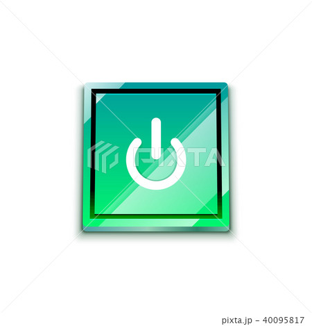 Start power button, ui icon design, on off symbol 40095817