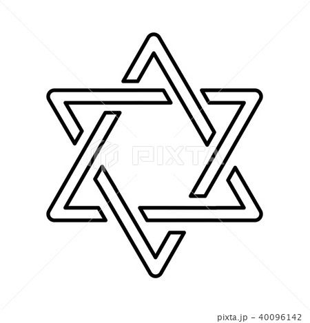 Star of david icon 40096142