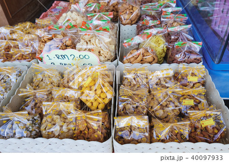 Malaysian traditional sweet food on street market 40097933