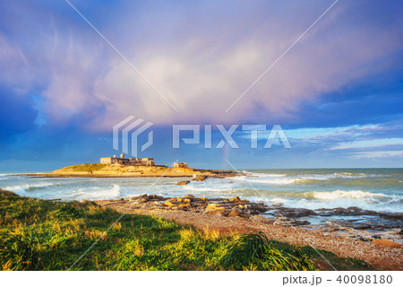 Spring panorama of sea coast city Trapany. Sicily, Italy Europe Spring panorama of sea coast city Trapany. Sicily, Italy Europe 40098180