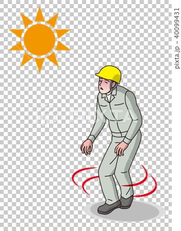 Heat stroke worker Heat stroke worker 40099431