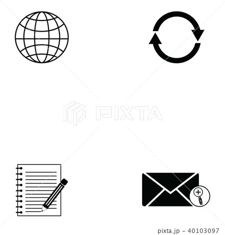 message icon set 40103097