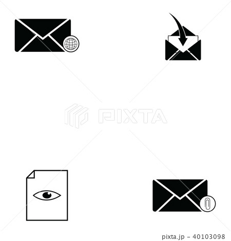 message icon set 40103098