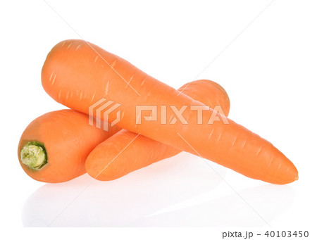 Carrots isolated on white background 40103450