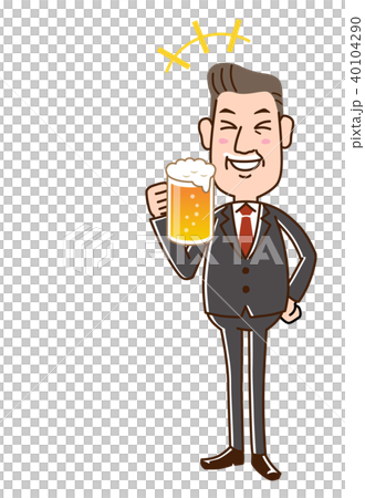 Draft beer and whistle (salaryman boss) Draft beer and whistle (salaryman boss) 40104290