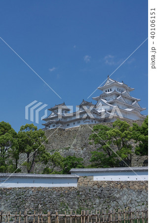 初夏の姫路城、兵庫県姫路市、日本 初夏の姫路城、兵庫県姫路市、日本 40106151