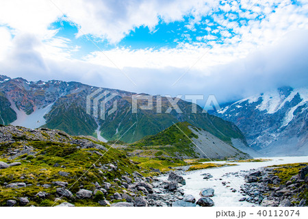 マウントクック国立公園のフッカーバレートラック 40112074