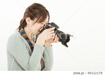 女性カメラマン 40112179