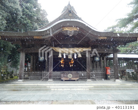 雪の和霊神社 40113191