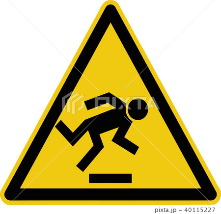 watch your step - warning sign construction site  watch your step - warning sign construction site  40115227