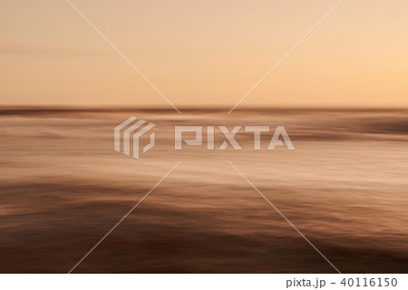 Smooth blurred sunset at sea background 40116150