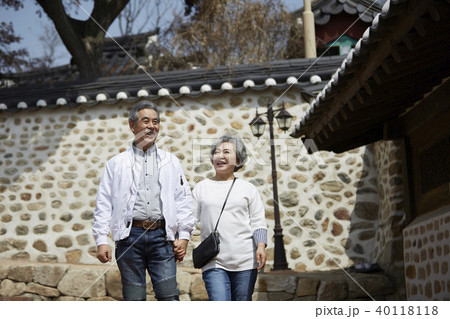 高齢者 老人 夫婦 40118118