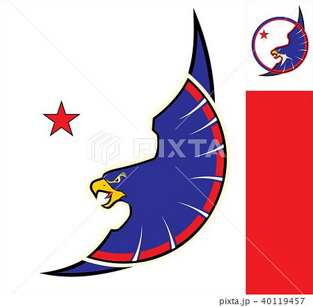 Blue Eagle on circle. 40119457