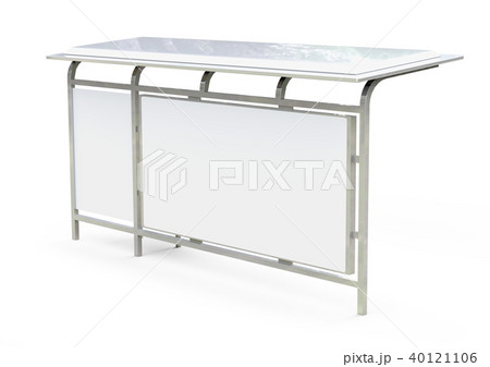 3D render bus shelter 3D render bus shelter 40121106