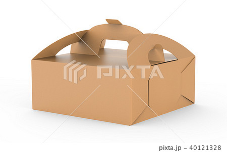 Kraft box with handle 40121328