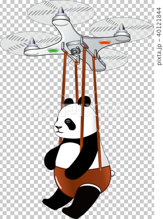パンダとドローン 40121844