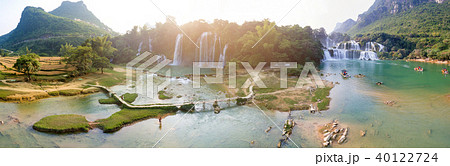 Ban Gioc waterfall in north of Vietnam 40122724