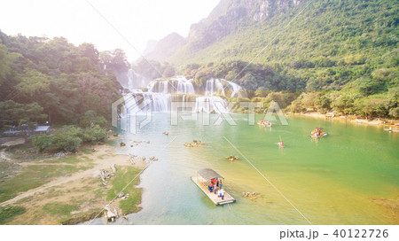 Ban Gioc waterfall in north of Vietnam 40122726