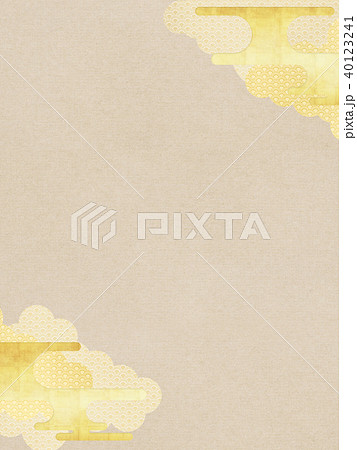 和-背景-金箔-雲 和-背景-金箔-雲 40123241