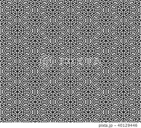 Seamless traditional Japanese Kumiko ornament Seamless traditional Japanese Kumiko ornament 40129446