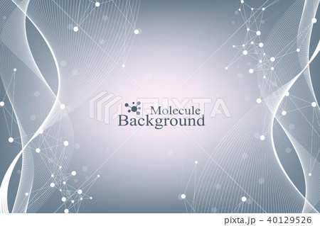 Scientific vector illustration genetic engineering and gene manipulation concept. DNA helix, DNA 40129526