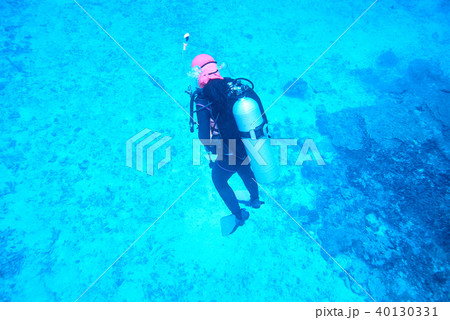 scuba driving 40130331