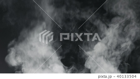 vapor steam rising over black background 40133504