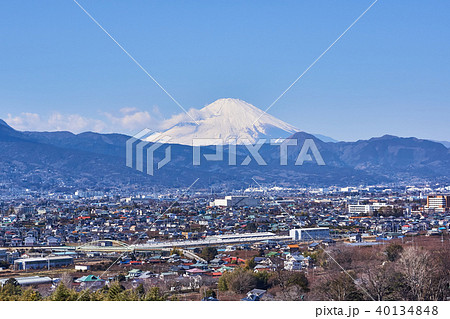 神奈川県 富士山と小田原の街 神奈川県 富士山と小田原の街 40134848