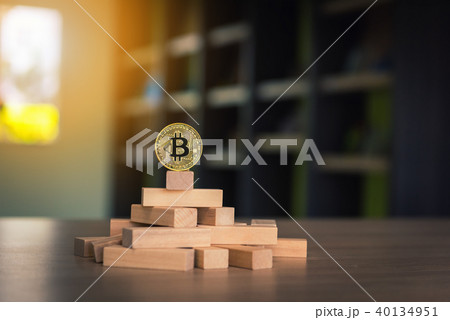 Dominoes and bitcoin, Business and financial Dominoes and bitcoin, Business and financial 40134951