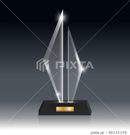 Transparent Realistic Acrylic Glass Trophy Award 40135159