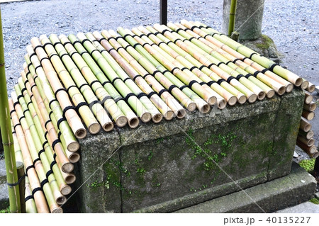 青竹の井戸蓋 40135227