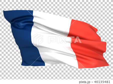 フランス国旗のイラスト素材