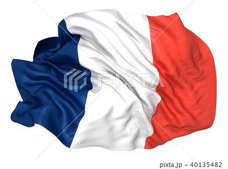 フランス国旗のイラスト素材