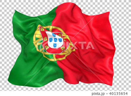 ポルトガル国旗のイラスト素材