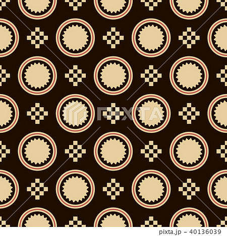 Seamless background southeast Asian aboriginal 40136039